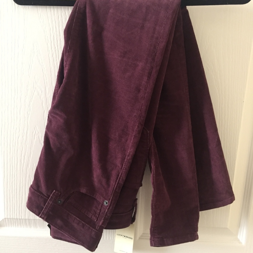 Lucky Brand Brooke Mid Rise Skinny Corduroy NWT